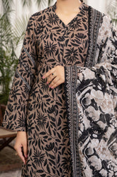 NUSL3317 Printed Lawn Suit - Unstitched 3Pc